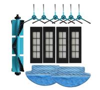 Brosse principale, brosse latérale, filtre HEPA, serpillière, compatible for Cecotec 3090, accessoires for aspirateur robot Parties(Set 1)
