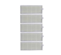 Brosse principale, brosse latérale, filtre HEPA, tissu de vadrouille Compatible avec l'aspirateur robot Eziclean ONE Aqua 210, pièces de rechange, accessoires de remplacement(5x HEPA)