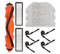 Brosse principale, brosses latérales, filtres et chiffon de rechange pour aspirateur robot Xiaomi S40/OV81 pour un nettoyage efficace et (A)