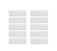 Brosse principale d'aspirateur, brosse latérale, filtre HEPA, tissu de vadrouille Compatible avec les accessoires de pièces d'aspirateur robot Eziclean ONE Aqua 210(10pcs HEPA Filter)