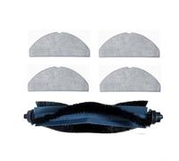 Brosse principale de rechange et serpillère pour Eufy G50 L60 pour HYBRID SES, rouleau en nylon en forme de V avec outil de nettoyage, lot de 5/11 (A)