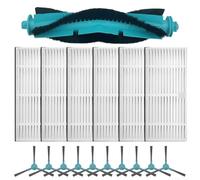 Brosse principale de rechange latérale et kit de filtre pour ATVEL pour aspirateur SmartGyro R80, compatible avec Conga 2499 pour Ultra Home Advanced, 1 lot (B)
