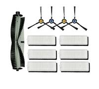 Brosse principale, filtre Hepa, brosse latérale for aspirateur For Chuwi For ilife A7 A9 A9S for Silvercrest SSR1 SSRA1, pièces détachées, chiffon de nettoyage Louable(2)