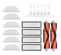 Brosse principale, filtre Hepa, brosses latérales, chiffon de nettoyage, outil de nettoyage/adapté pour aspirateur Xiaomi Mijia 1C 1T STYTJ01ZHM et STYTJ02ZHM (couleur : gris clair)