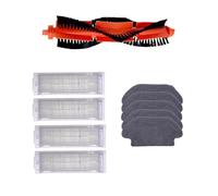 Brosse principale, filtre Hepa, brosses latérales, serpillère/convient pour robot xiaomi STYJ02YM/adapté pour les pièces d'aspirateur Conga 3490 Viomi V2 PRO V3 SE V-RVCLM (couleur : gris clair)