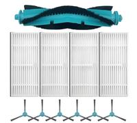Brosse principale latérale - Kit de filtres compatibles avec ATVEL SmartGyro R80 - Pour l'entretien de la poussière des sols et une aspiration efficace (A)