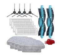 Brosse principale lavable, brosse latérale filtrante compatible avec le chiffon de nettoyage pour aspirateur Conga 3590 3390 2690 (couleur : 2-6)