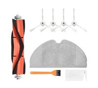 Brosse principale lavable filtre HEPA kit de brosse latérale/convient pour Xiaomi Mi Vacuum 1st 1S Robot Roborock S50 S51 S55 S6 T60 T61 T65 pièces (couleur : vert armée)