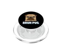 Brosse Pug Dad Pug Mom PopSockets PopGrip pour MagSafe