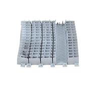 Brosse PVC combinée pour robots électriques -