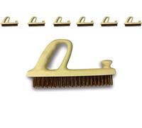 Brosse rabot métallique | Garnissage fil acier trempé | Lot de 6 | Prise en main ergonomique | Spéciales décapage brossage nettoyage grandes surfaces | Qualité industrielle | Kibros 3RABTx6