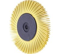 Brosse Radiale Bristle Brush BB-ZB, ? x ?pais. : 150 x 12 mm, Grain 120, Couleur blanc, Nombre de segments : 8