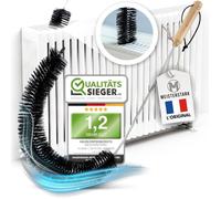 Brosse Radiateur Longue 117cm I Brosse pour Radiateur sans Rayures I Plumeau Radiateur avec Poils en Nylon Flexible I Brosse