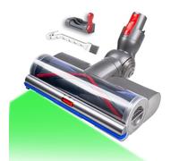 Brosse ReChange Compatible avec Les Aspirateurs Dyson V7 V8 V10 V11 V15 Brosse sol à entraînement direct Tête Motorisée Brosse Turbine avec 4 lumières LED pour Tapis et Sols Durs