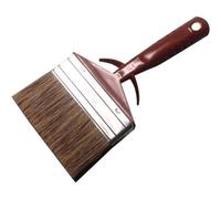 Brosse rectangulaire lasure SAVY L120 - Soies naturelles/filex gris - Forte capacité d'imprégnation