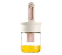 Brosse Rétractable - 6 canettes de lime, pot de vinaigre d'huile d'olive, assaisonnement liquide | Poêle à rôtir extérieure Diffuseur de graisse Vinaigrette à salade Glaçage Dinde Portable Travel Kit