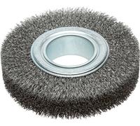 Brosse ronde 200 mm Fil d'acier 50 mm Trou de positionnement