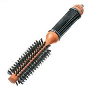 Brosse ronde avec 36 mm, compartiment amovible broches, 10 rangées de poils de sanglier