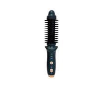 Brosse ronde chauffante sans fil pour voyage, mini boucleur thermique pour cheveux courts, rechargeable par USB, petit volume de barillet, brosse de coiffure chauffante pour hommes (Green, One Size)