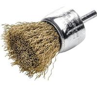 Brosse ronde D.30mm épaisseur de fil 0,20mm MS ondulée 18000min-¹ 10 LESSMANN 456541