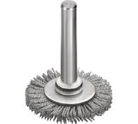 Brosse ronde D.30mm tige 6mm SiC poils abrasifs K.320 6mm 18000min-¹ LESSMANN