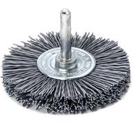 Lessmann Lessmann Brosse circulaire sur tige micro-abrasive, SiC grain 320,⌀ brossexlargeur brosse: 70X10 mm Quantité:1