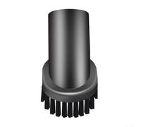 Brosse ronde d'aspiration de 35 mm pour aspirateurs avec poils de cheval, adaptée pour le nettoyage des meubles, design en plastique pour une performance fiable
