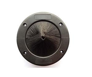 Brosse ronde de sol surélevée pour gestion de la circulation de l'air - 10,2 cm