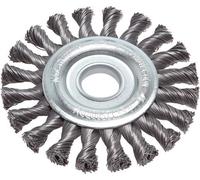 Brosse ronde en acier tressé 115X12 mm Trou de positionnement 22.2 mm