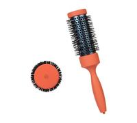 Brosse ronde en céramique avec poils en nylon et manche en bois de hêtre - Plusieurs longueurs - Avec noyaux en aluminium - Manche en bois de hêtre - Brosse à coiffer au sèche-cheveux