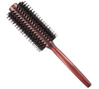 Brosse ronde pour le séchage, Brosse à cheveux ronde en poils de sanglier, Poils en Nylon à Rouleau pour Frange, Cheveux Fins, Curling, Pour sécher, coiffer, bouclé(Small)