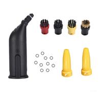 Brosse ronde pour nettoyeur vapeur SC1, SC2, SC3, SC4, SC5 avec buse d'extension et buse de jet puissante pour les zones difficiles d'accès