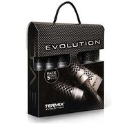 Termix - Brosse ronde professionnelle Evolution Plus pour cheveux épais - Coffret 5 brosses