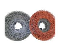 Brosse ronde rouge en carbure de silicium, 385mm, for marbre, brosse Antique for granit, brosse Abrasive for nettoyage de pierre(Black,80_1PC_385MM)