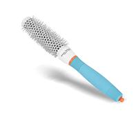 Brosse ronde, tube en aluminium, peigne à cheveux, peigne à cheveux, peigne de coiffure rond, curling et brillance [25#]