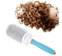 Brosse ronde, tube en aluminium, peigne à cheveux, peigne de coiffure, peigne de coiffure rond pour boucler et briller [53#]