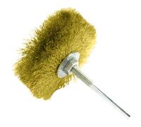 Brosse rotative en fil métallique pour perceuse - Grille en acier | La brosse en fil d'acier dispose d'un design pivotant et de poils résistants à l'usure pour un nettoyage efficace du barbecue