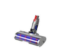 Brosse rotative motorisée à rouleaux souples avec lumière LED pour aspirateur sans fil Dyson V6 V7 V8 V10 V11 V15, conception anti-enchevêtrement, mécanisme de dégagement rapide facile à nettoyer, n