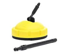 Brosse rotative pour Karcher K,Nettoyeur de terrasse,Long Manche,pour Nettoyer Les Surfaces d'allée,Les terrasses, Les Portes de Garage, Les allées - Outils de Nettoyage pour Karcher K (Jaune)
