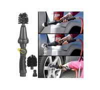 : Brosse rotative pour tuyau d'arrosage, débit réglable