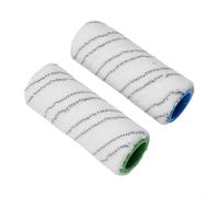 Brosse rouleau compatible avec Karcher FC3D FC5 FC7, rouleaux de rechange en microfibre - Pour nettoyer les sols durs, pour une installation facile et des accessoires lavables, 2
