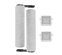 Brosse rouleau de rechange pour filtre HEPA compatible avec aspirateur sans fil Roborock F25 / F25 LT / F25 RT / F25 ACE / F25 ALT - 2 brosses principales à rouleau et 2 filtres HEPA