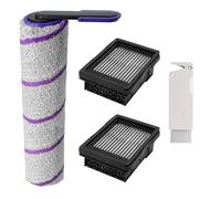 Brosse rouleau en velours doux et kit de filtre haute efficacité, compatible avec aspirateur humide et sec Narwal S30/S30 Pro, accessoires de rechange, 1 brosse et 2 filtres HEPA