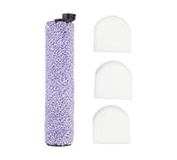 Brosse rouleau et filtre en mousse pour aspirateur 3 en 1 HydroVac XL WD101 WD201, kit de nettoyage de rechange pour sols durs scellés, poils en microfibre en plastique, compatibles avec le carrelage