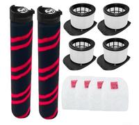 Brosse-rouleau et filtres HEPA de rechange pour Shark Stratos IZ400EU, IZ400EUT, IZ420EU et IZ420EUT, kit d'accessoires pour aspirateur sans fil DuoClean avec tampons filtrants en mousse (10 pièces)