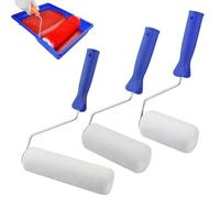 Brosse rouleau mural non tissé pour application de plâtre avec poignée ergonomique outil efficace pour bricolage rénovation maison et décoration