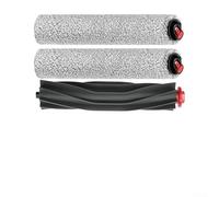 Brosse rouleau robuste pour aspirateur Eufy Omni S1 rotatif S1 Pro Cleaner - Kit de rechange en fibre plastique et balai serpillère (3 pièces) - Compatible avec les accessoires Eufy