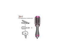 Brosse sèche-cheveux professionnelle one step avec sèche-cheveux et bigoudis