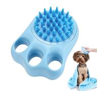 Brosse Shampooing pour Chat - Silicone, Gánt de Bain avec Distributeur de Shampooing Intégré | Brosse de Douche pour Chat Soin du Pelage, Brōsse de Massage Douce, Brōsse de Bain Ergonomique pour Anima