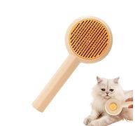 Brosse Slicker Auto-Nettoyante Pour Chien - Peigne Doux de Nettoyage pour Chien - Accessoire de Soin Multifonction Démêlage et Massage pour Chiot Chat Hamster